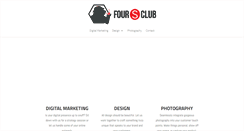 Desktop Screenshot of foursclubcreative.com